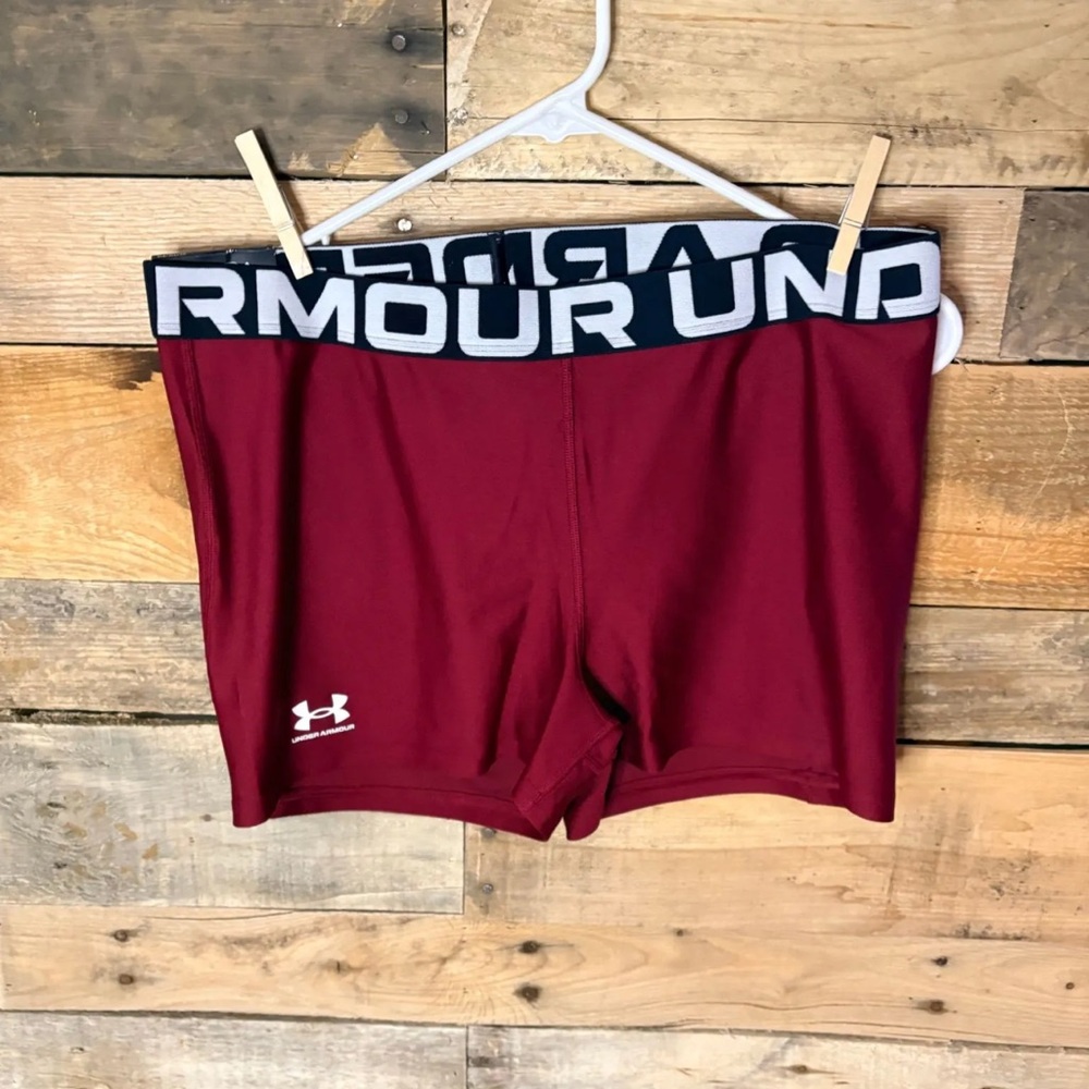Under Armour Burgundy Athletic Shorts